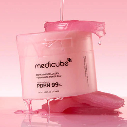 MEDICUBE - PDRN Pink Collagen Toning Gel Toner Pad