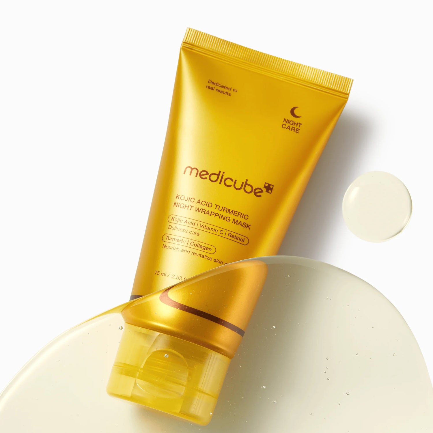 MEDICUBE - Kojic Acid Turmeric Night Wrapping Mask