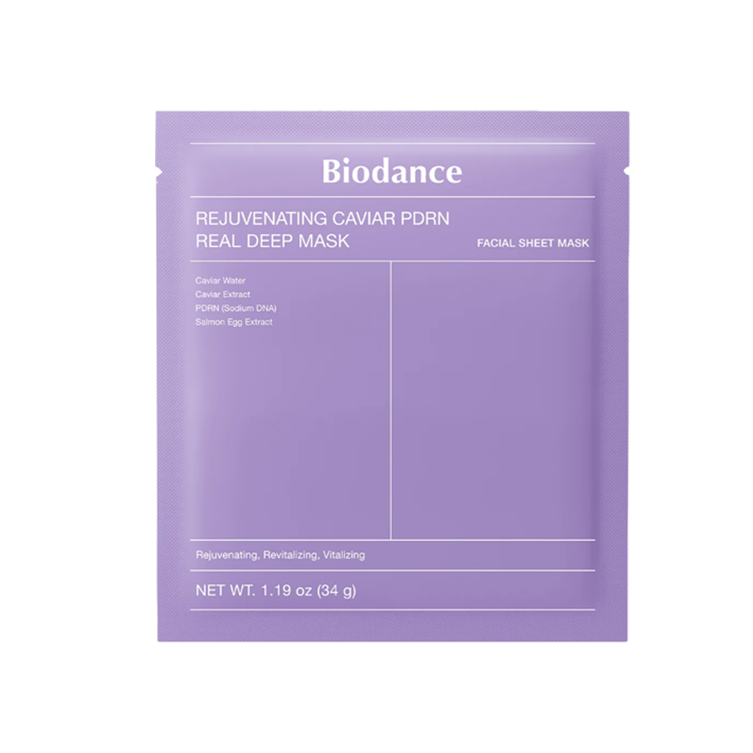 Biodance - Rejuvenating Caviar PDRN Real Deep Mask