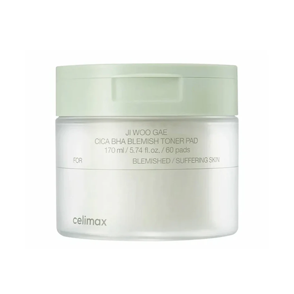 Celimax - Ji Woo Gae Cica BHA Blemish Toner Pad