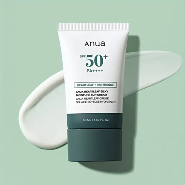 Anua - Heartleaf Silky Moisture Sun Cream SPF50+ PA++++